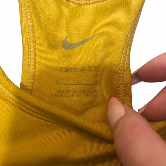 Nike Women's Yellow Sports Bra - Picture 4 of 8